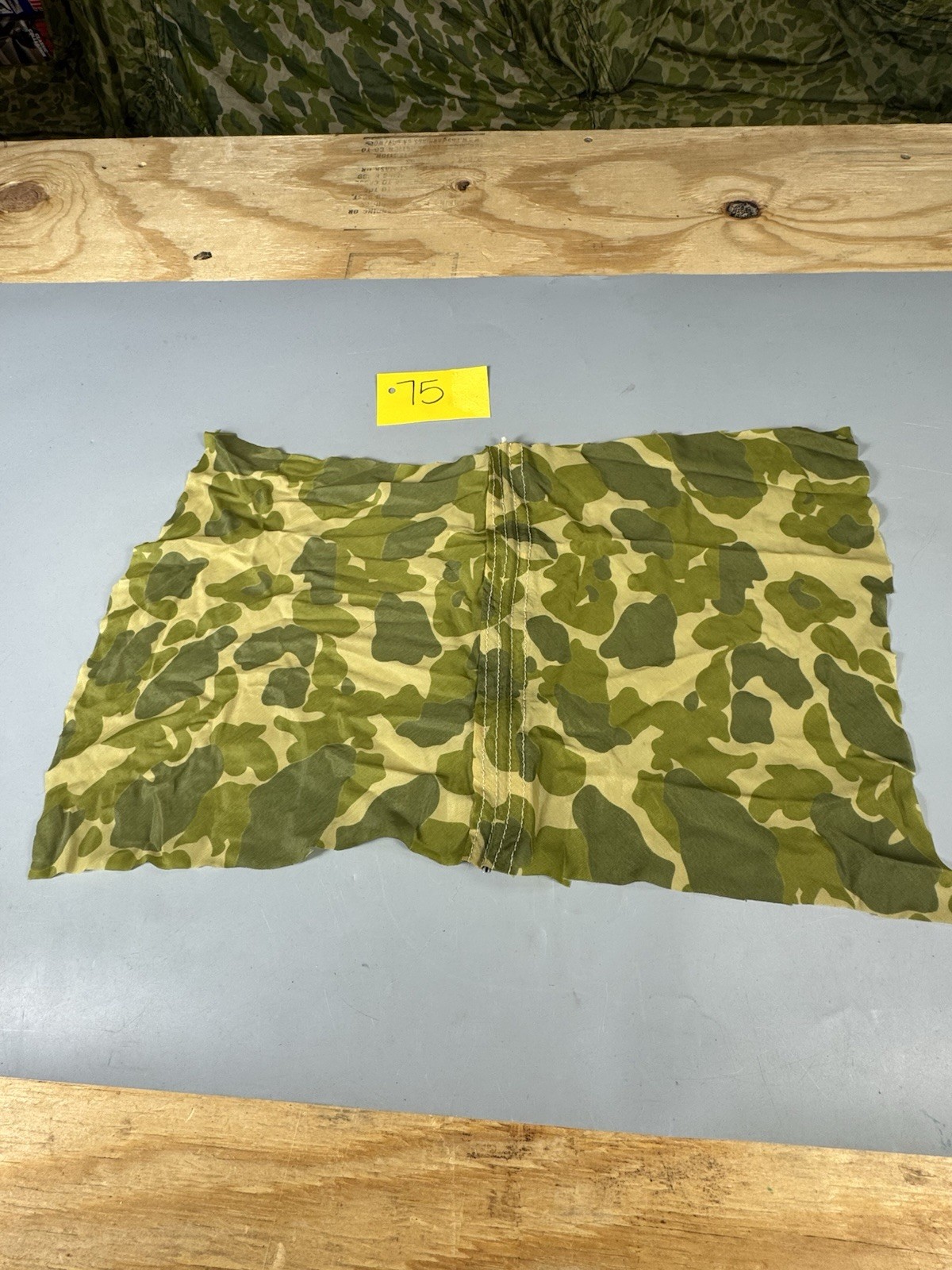 WWII Parachute Silk Square cut from original WWII Parachute WWII Parachute Silk Square cut from original WWII Parachute