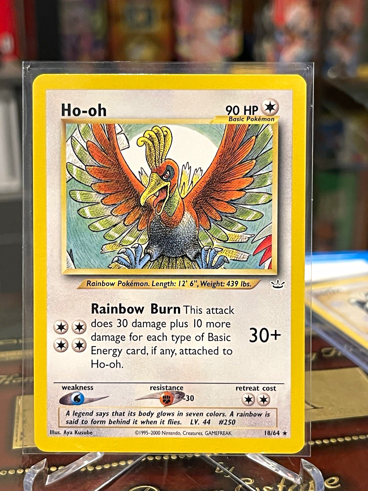 Pokémon Neo Revelation 2000 Ho-oh Trading Card 18/64 English Mint SEE PICS Pokémon Neo Revelation 2000 Ho-oh Trading Card 18/64 English Mint SEE PICS