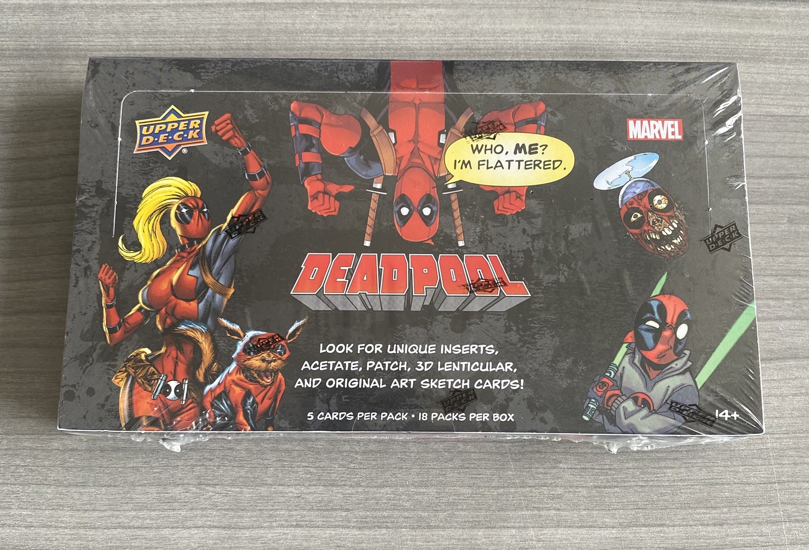 2019 Deadpool Trading Card Sealed Box Upper Deck SKETCH CARD/PATCH CARD? 2019 Deadpool Trading Card Sealed Box Upper Deck SKETCH CARD/PATCH CARD?