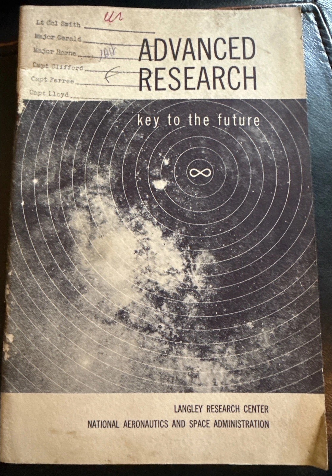 1964 NASA Langley Booklet Signed Military Advanced Research READ CONDITION 1964 NASA Langley Booklet Signed Military Advanced Research READ CONDITION