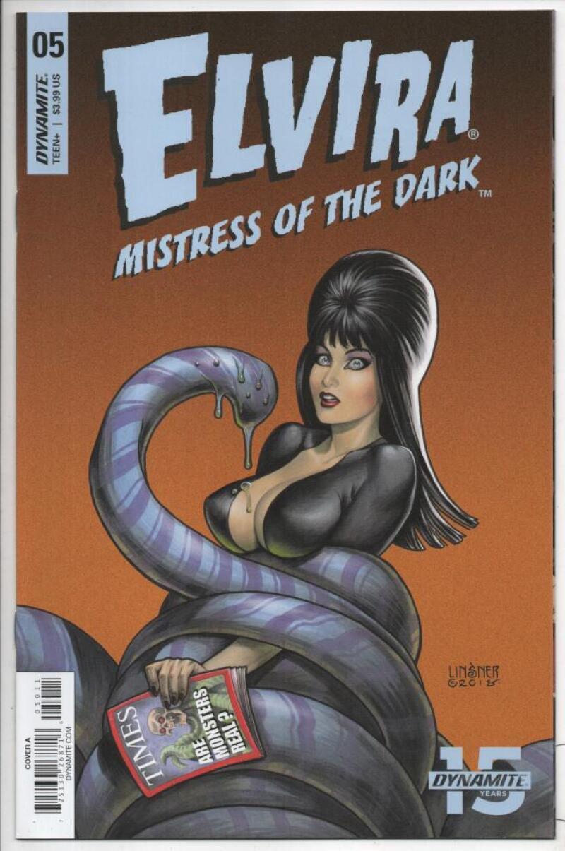 ELVIRA Mistress of the Dark #5 A, NM, Dynamite, 2018 2019, Linsner, Femme Fatale