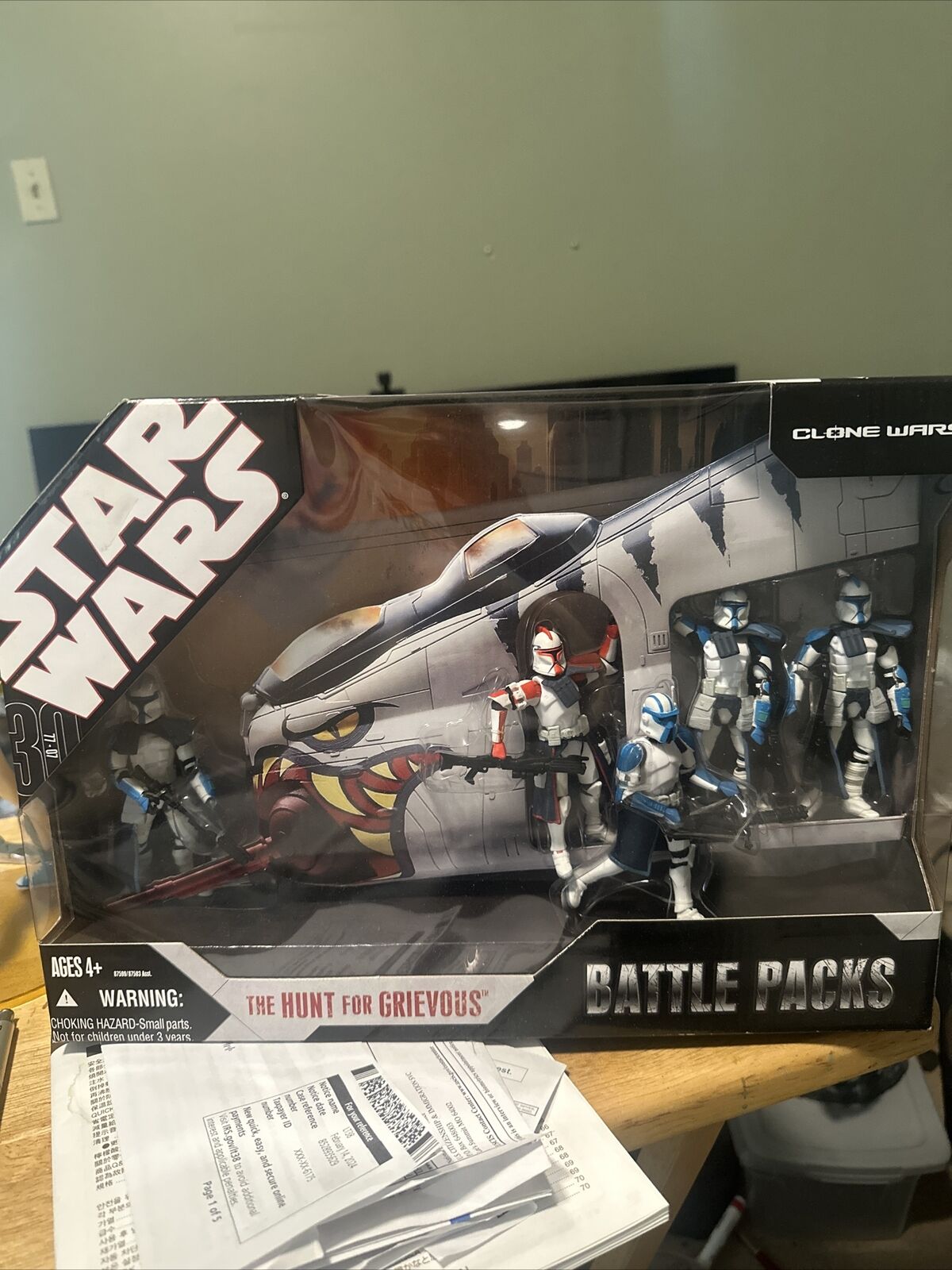 Star Wars THE HUNT FOR GRIEVOUS Battle Pack Clone Wars Captain Fordo 30th CW TAC
