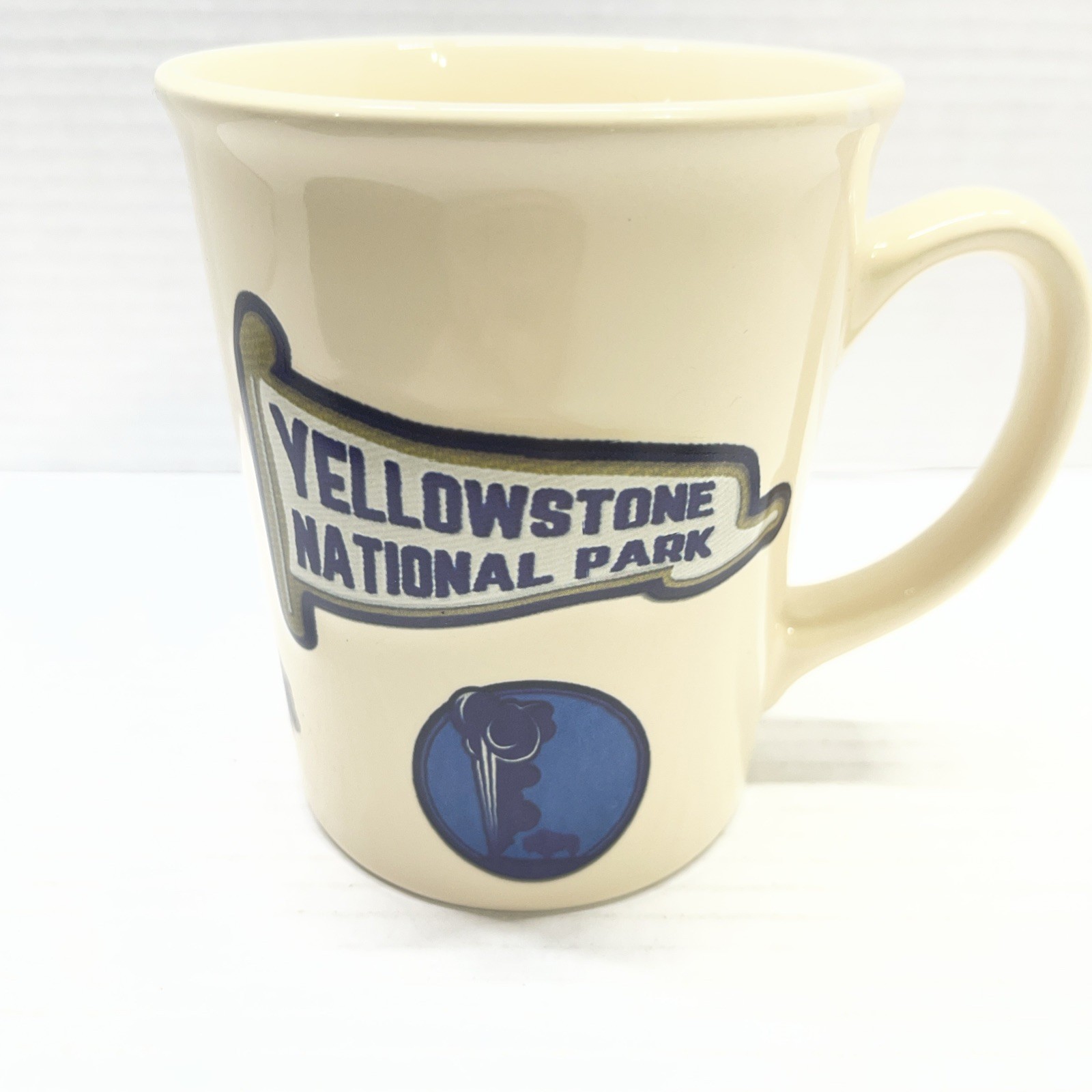 Yellowstone National Park Bison Mug, Bear Logo, Yellowstone Stores