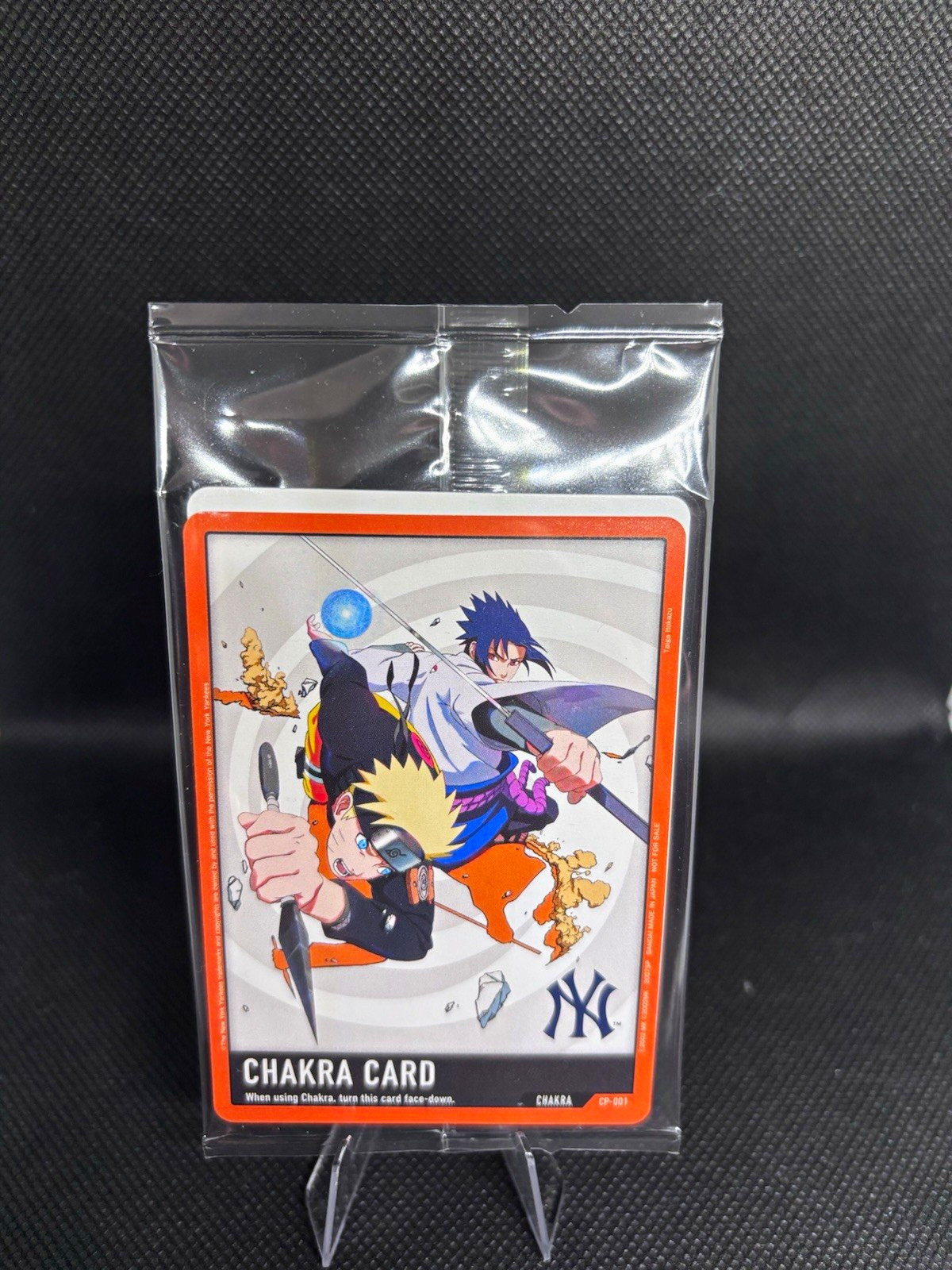 Bandai Naruto TCG Chakra Card CP-001 New York Yankees Promo READ DESCRIPTION Bandai Naruto TCG Chakra Card CP-001 New York Yankees Promo READ DESCRIPTION