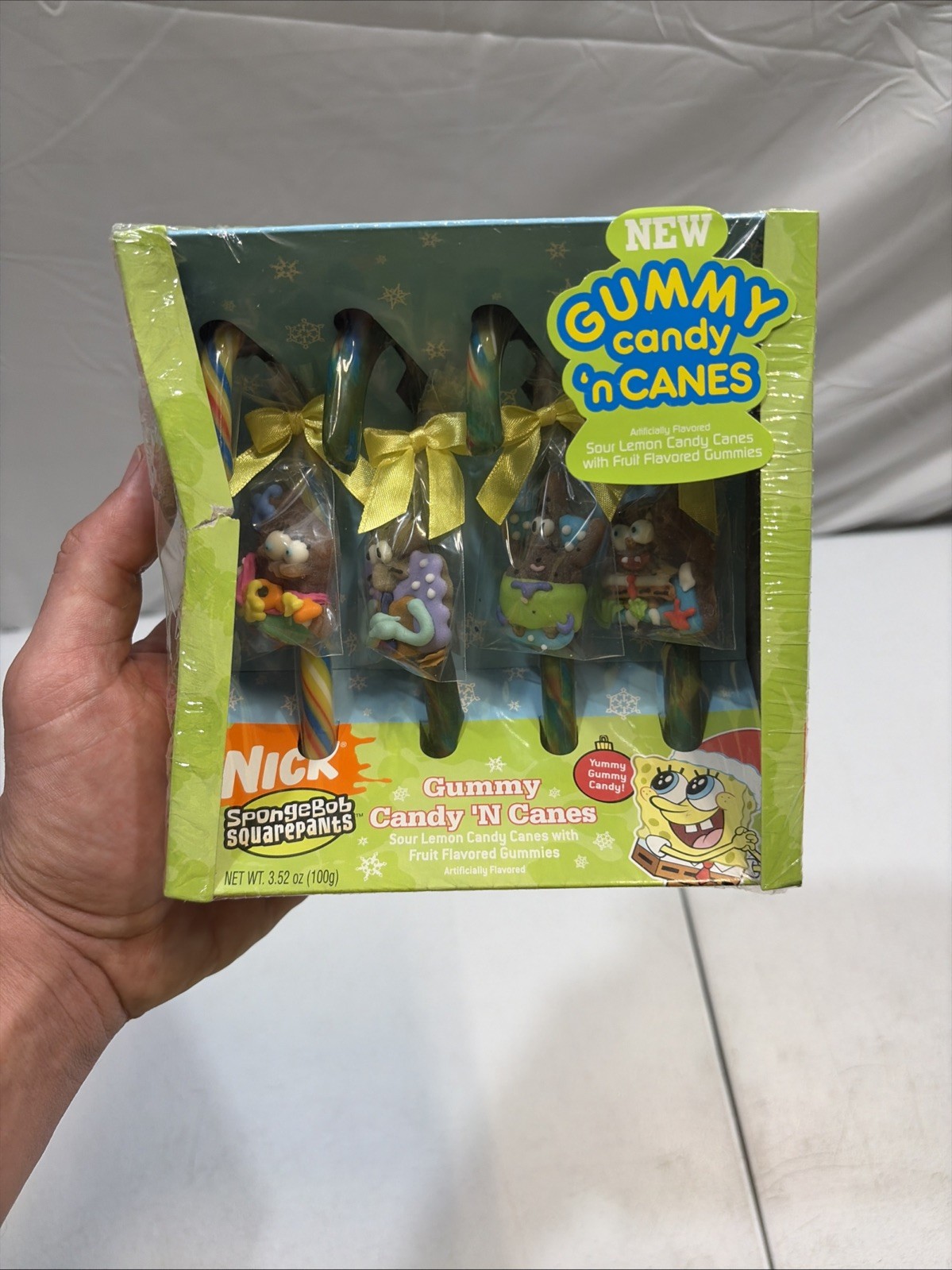 2003 Viacom Frankford Jelly Planet SPONGEBOB Candy N Canes SEALED EXTREMELY RARE 2003 Viacom Frankford Jelly Planet SPONGEBOB Candy N Canes SEALED EXTREMELY RARE