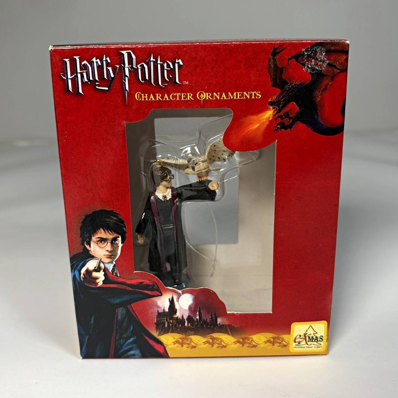 Vtg Harry Potter & Hedwig Character Ornament Goblet of Fire New Box xmas Vtg Harry Potter & Hedwig Character Ornament Goblet of Fire New Box xmas