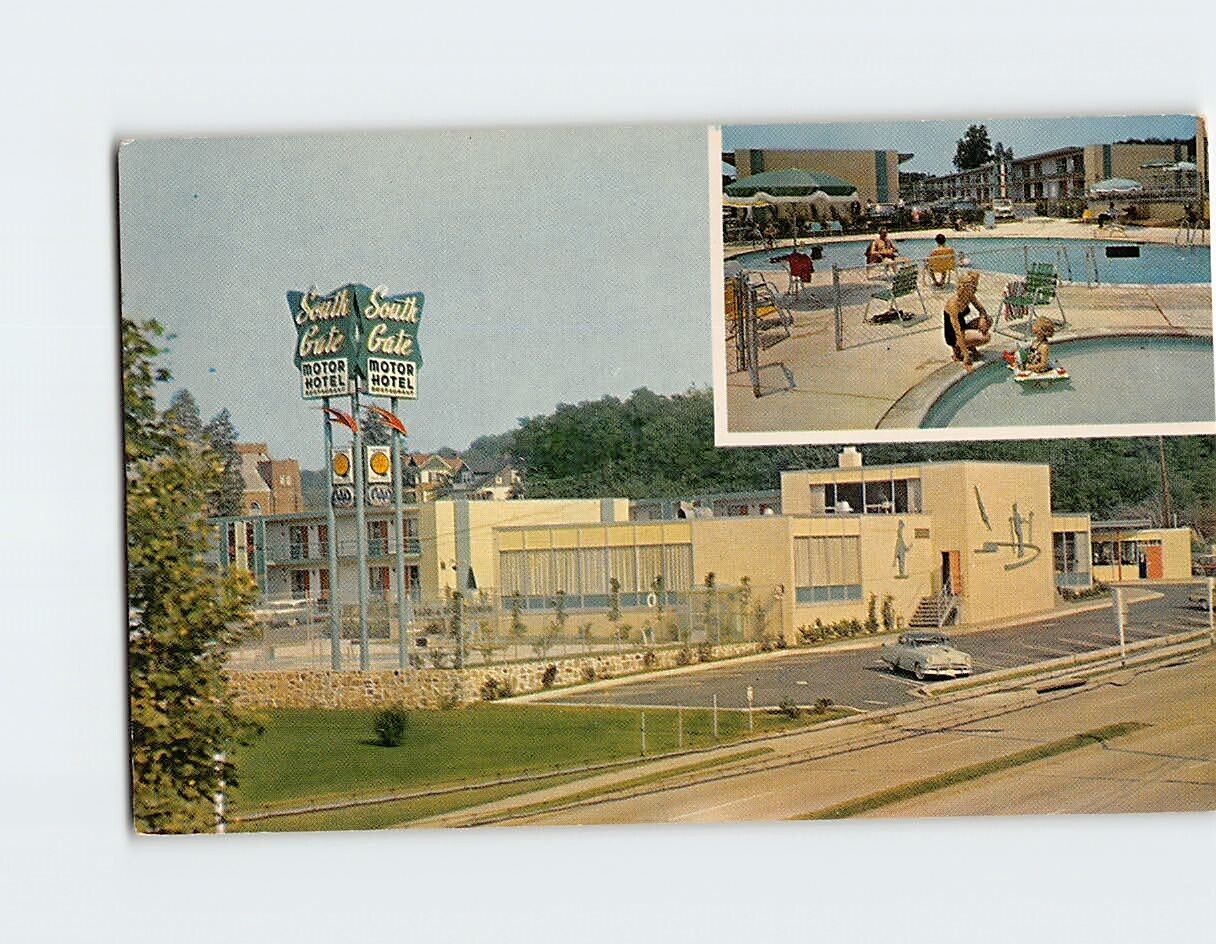 Postcard Quality Courts Motel South Gate Arlington Virginia USA