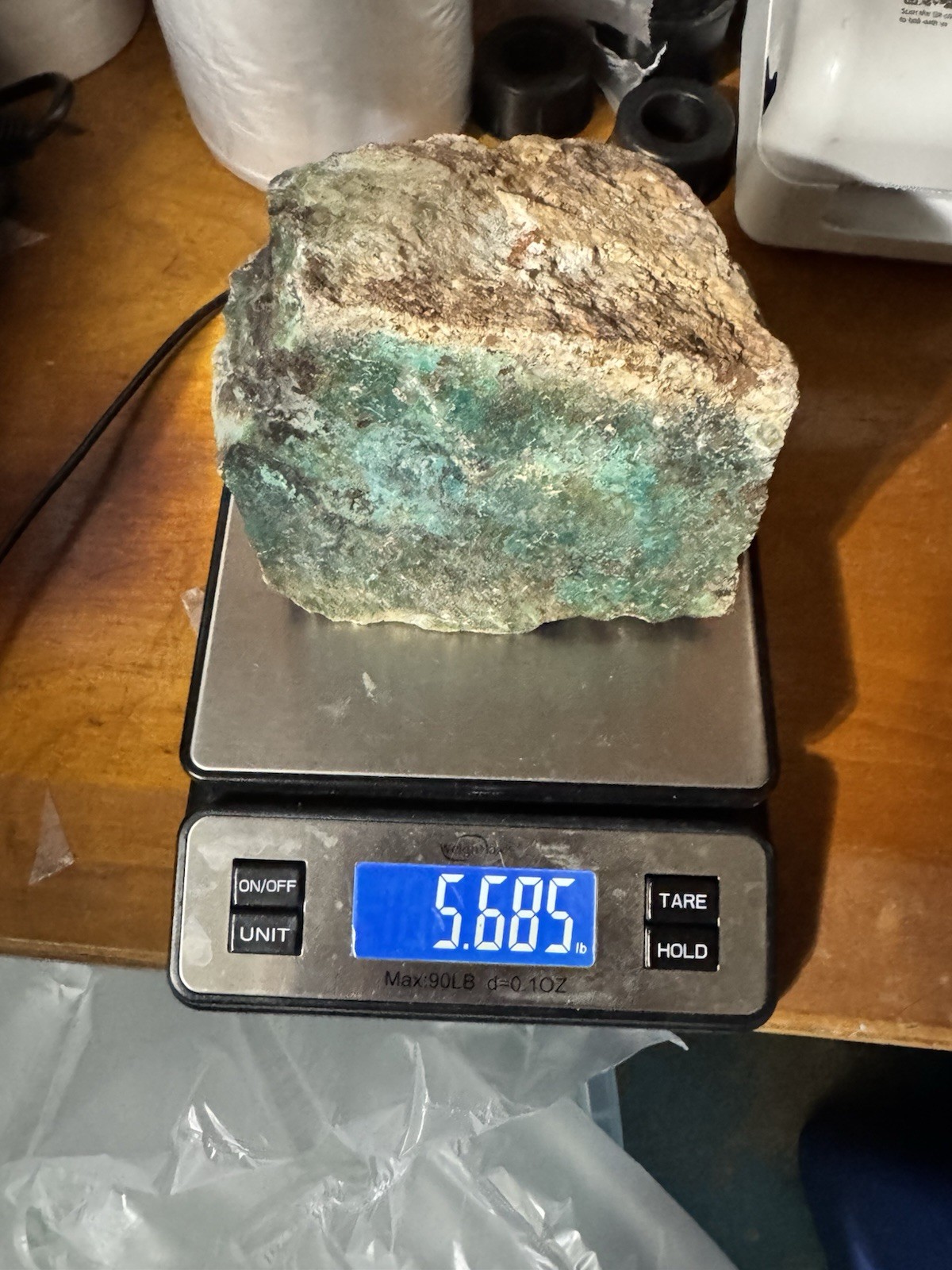 CHRYSOCOLLA ROUGH ~ 5lb 6 Oz CHRYSOCOLLA ROUGH ~ 5lb 6 Oz