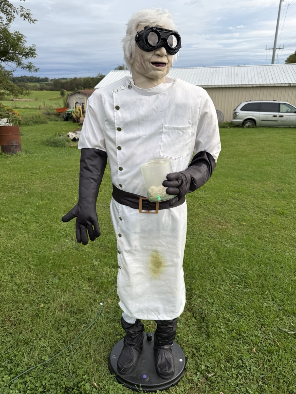 RARE GEMMY HALLOWEEN DR DOCTOR SHIVERS Animated 6ft Tall PROP Read RARE GEMMY HALLOWEEN DR DOCTOR SHIVERS Animated 6ft Tall PROP Read