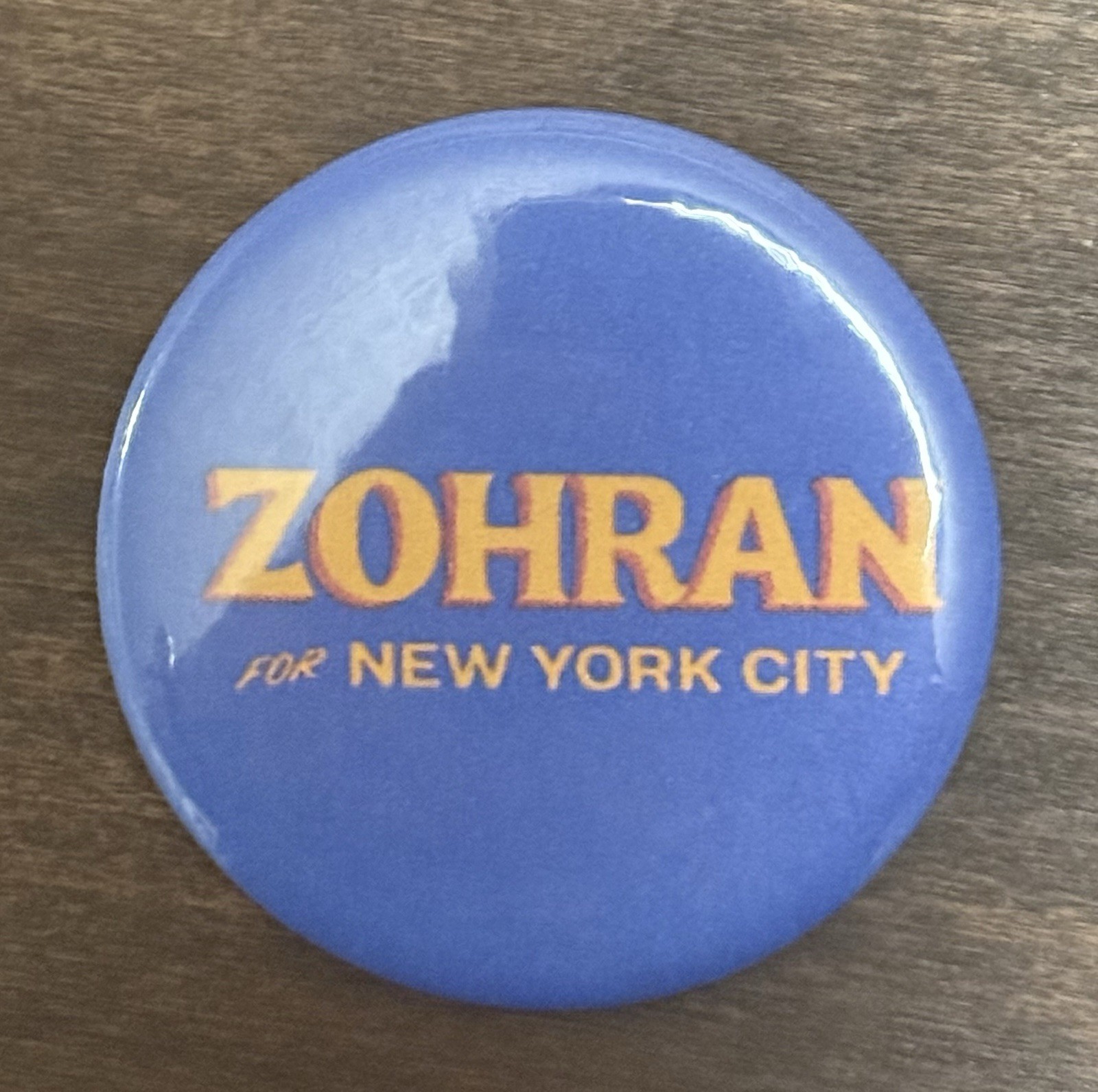 Zohran Mamdani For Mayor Button. 2.25inch Zohran Mamdani For Mayor Button. 2.25inch