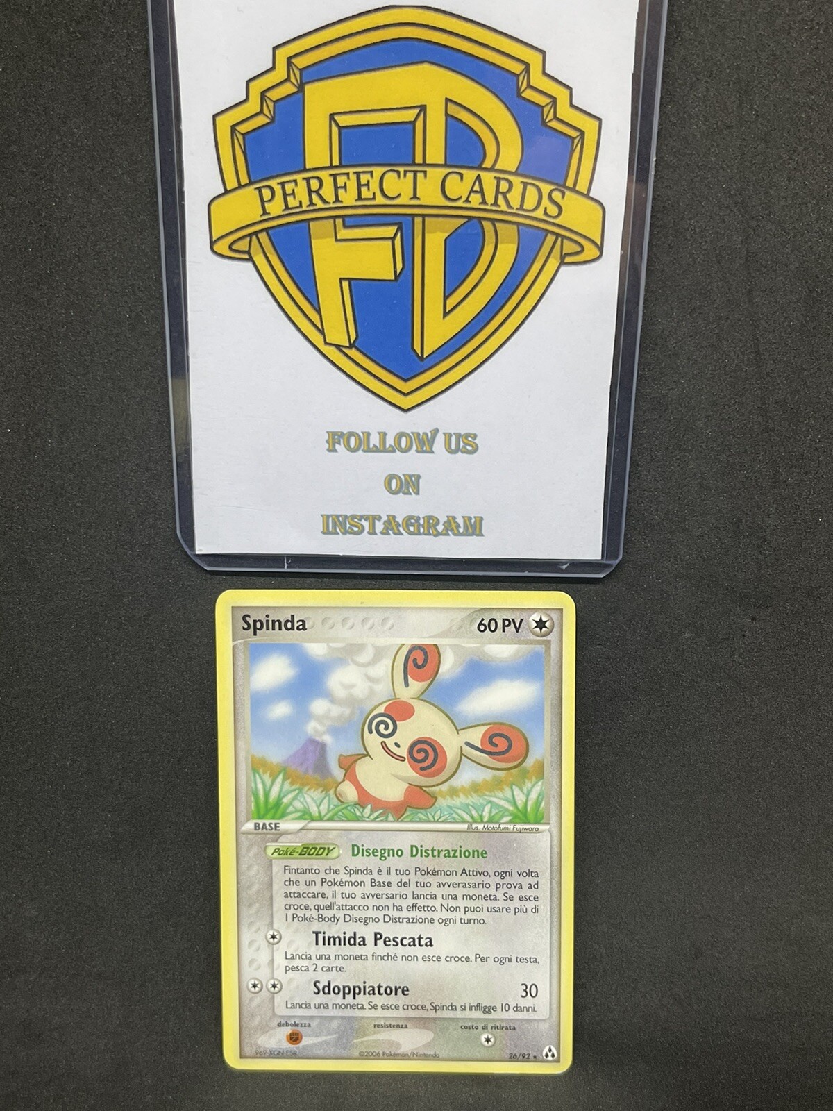 POKÉMON EX LEGEND OF MEW SPINDA NONHOLO 26/92 LP ITA POKÉMON EX LEGEND OF MEW SPINDA NONHOLO 26/92 LP ITA