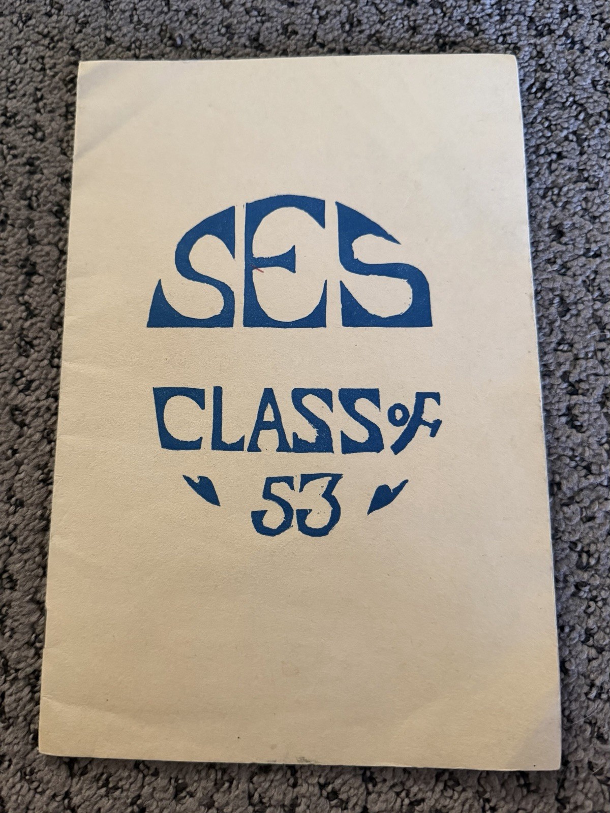 Sonora, CA Class Of 53, Elementary School Graduation Program