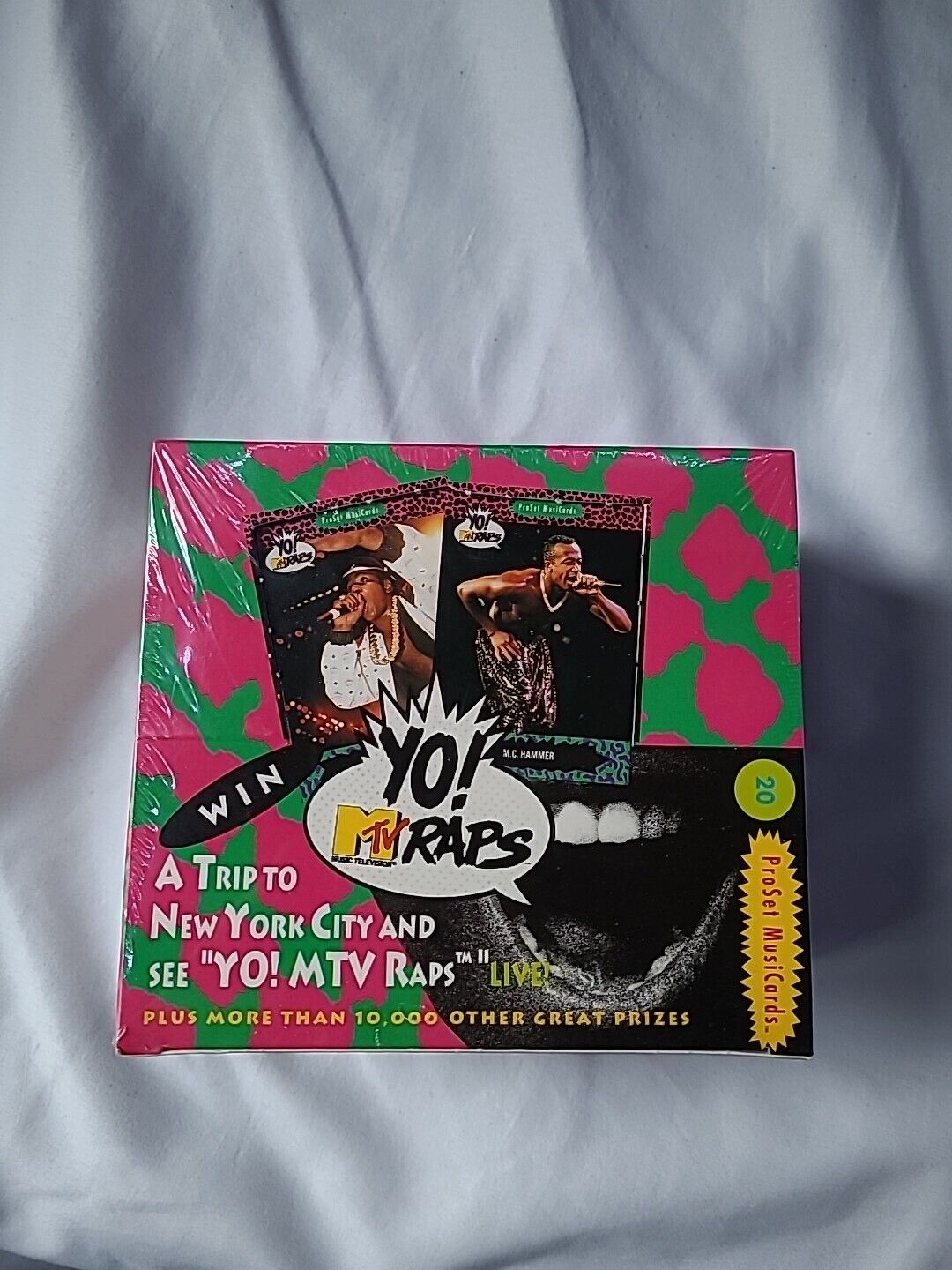 1991 Yo MTV RAPS Trading Cards Brand New Factory Sealed Box Set.