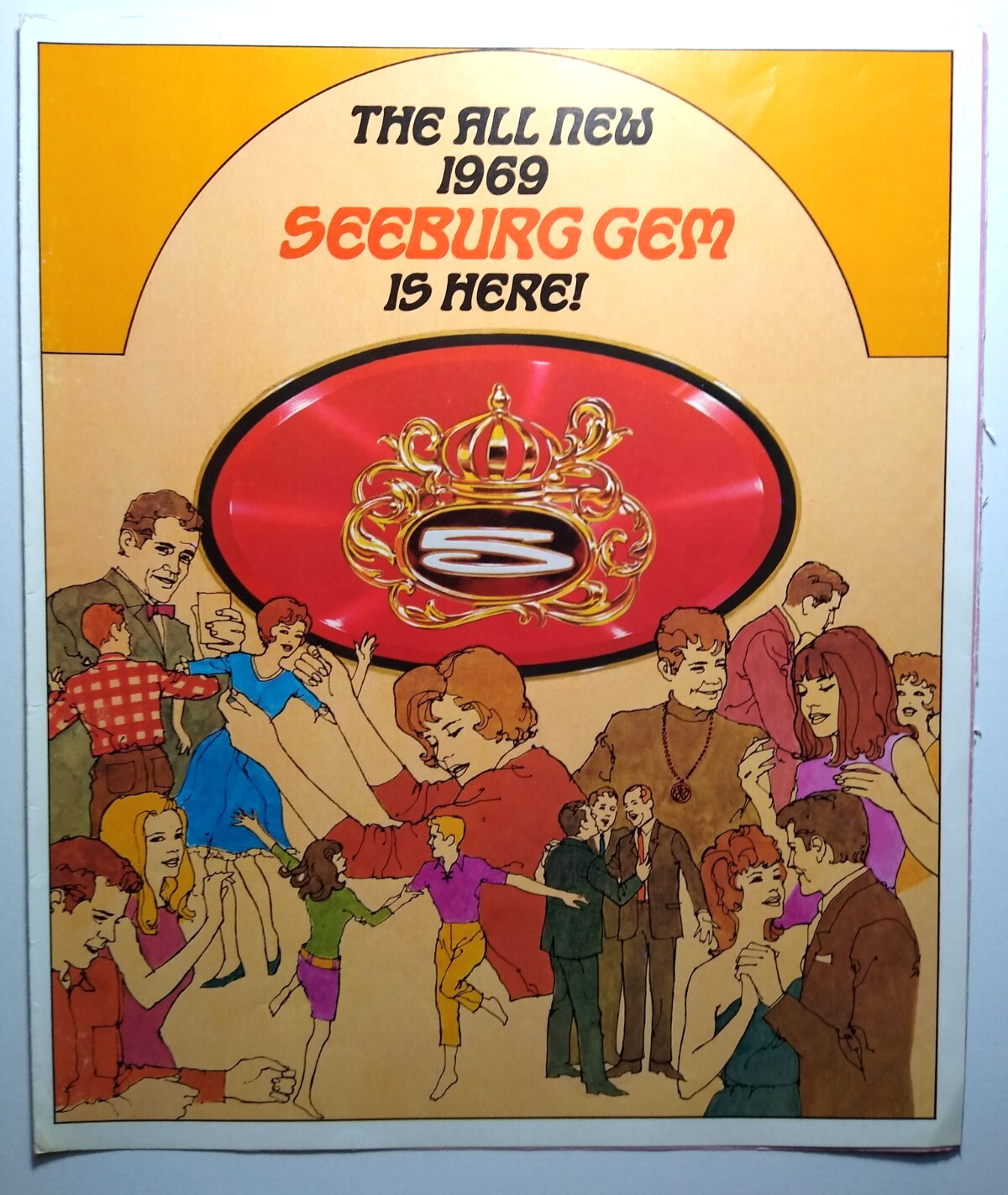 Seeburg LS2 Gem Jukebox Flyer NOT COMPLETE Original Phonograph Music 1969 Seeburg LS2 Gem Jukebox Flyer NOT COMPLETE Original Phonograph Music 1969