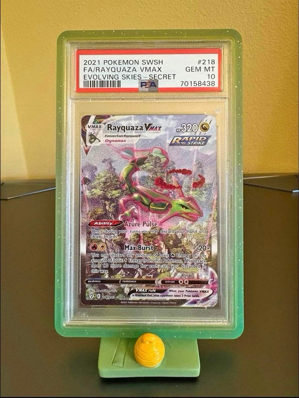 Pokémon PSA 10 Rayquaza VMAX Ultra Rare Raffle Mystery Bundle (read Description) Pokémon PSA 10 Rayquaza VMAX Ultra Rare Raffle Mystery Bundle (read Description)
