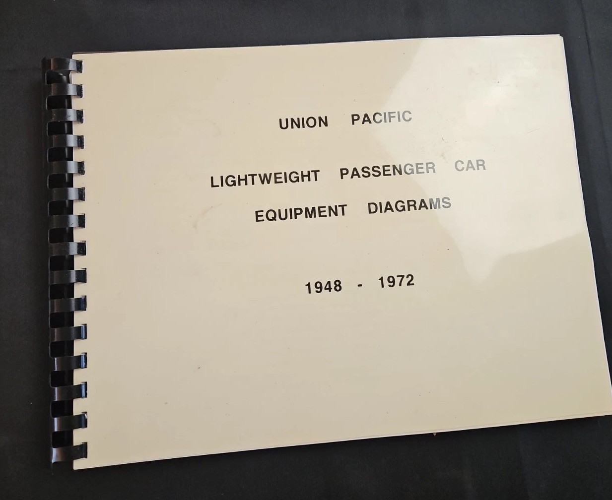 Union Pacific Lightweight Passenger Car Equipment  Diagrams 1948-1972