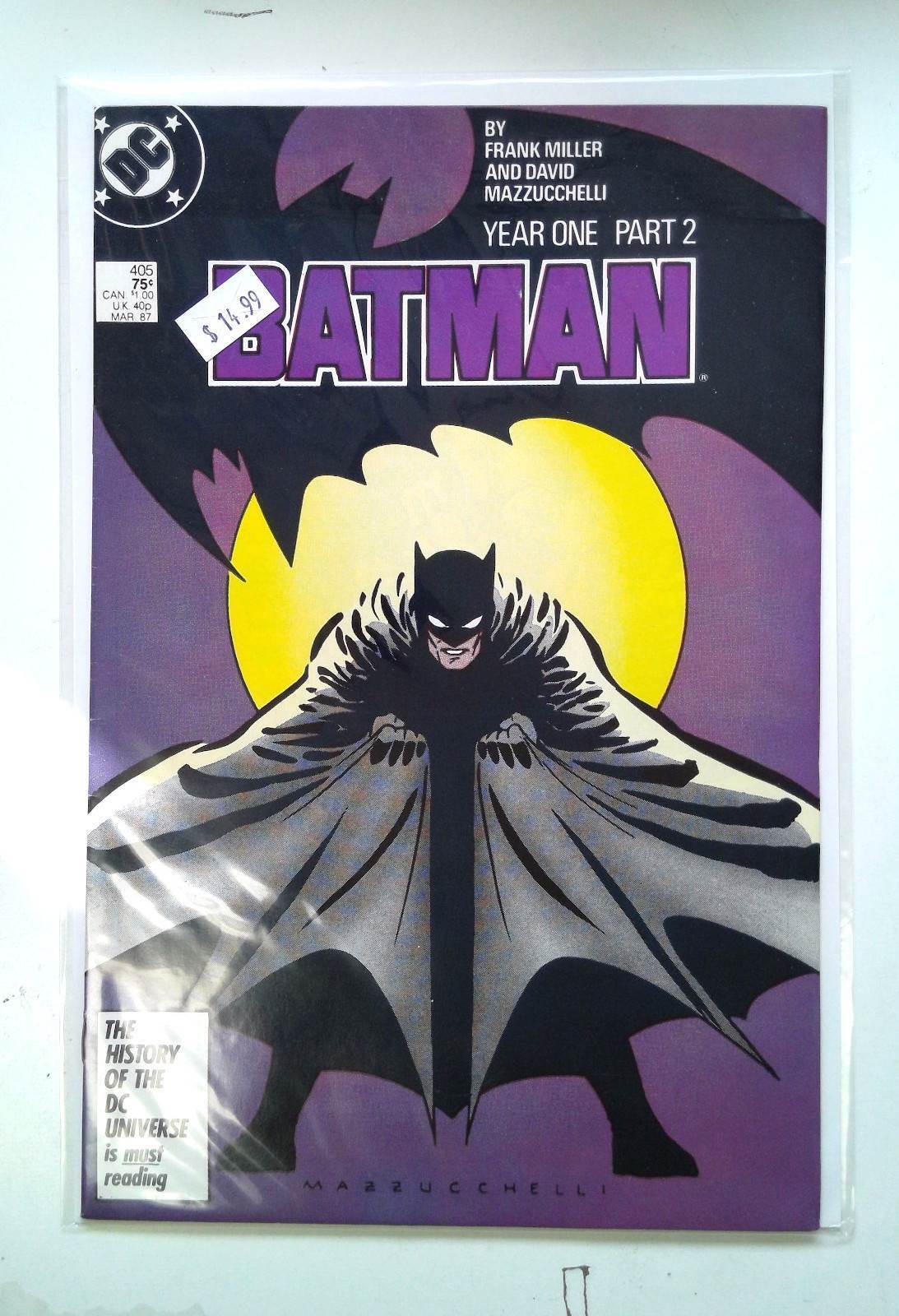 Batman #405 DC Comics (1987) VF+ Year 1 1st Print Comic Book