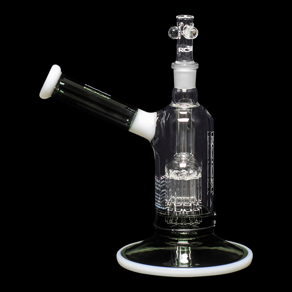 ROOR Tech Fixed Stem 8" 10-Arm Tree Bubbler - Gray & White ROOR Tech Fixed Stem 8" 10-Arm Tree Bubbler - Gray & White
