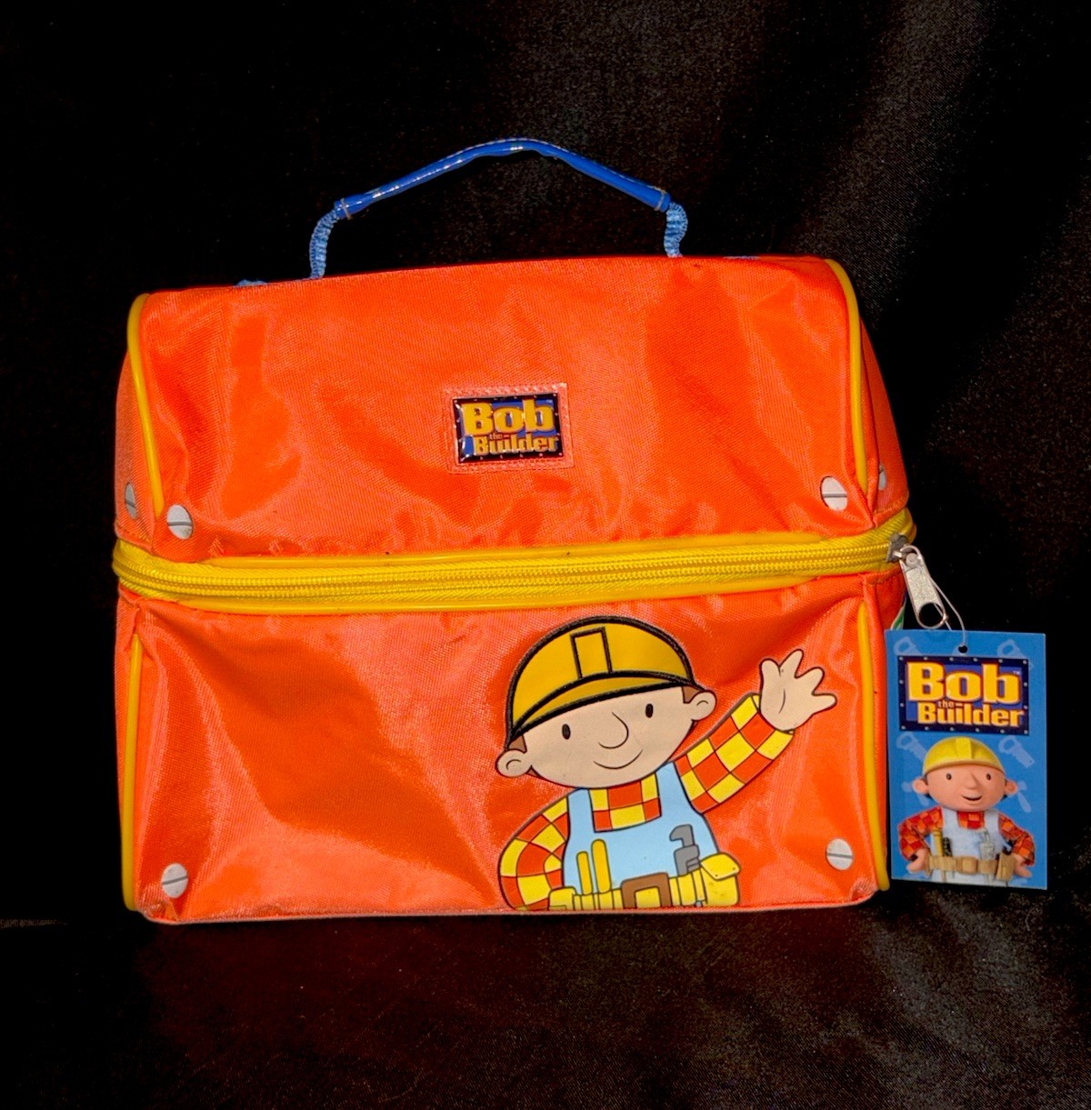 NWT Vintage BOB THE BUILDER Lunch Box Tool Bag Case Zipper NWT Vintage BOB THE BUILDER Lunch Box Tool Bag Case Zipper
