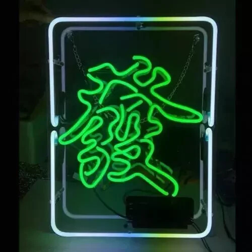 20"x16" 發 Chinese Mahjong Acrylic Neon Sign Lamp Light Real Glass Decor Man Cave 20"x16" 發 Chinese Mahjong Acrylic Neon Sign Lamp Light Real Glass Decor Man Cave