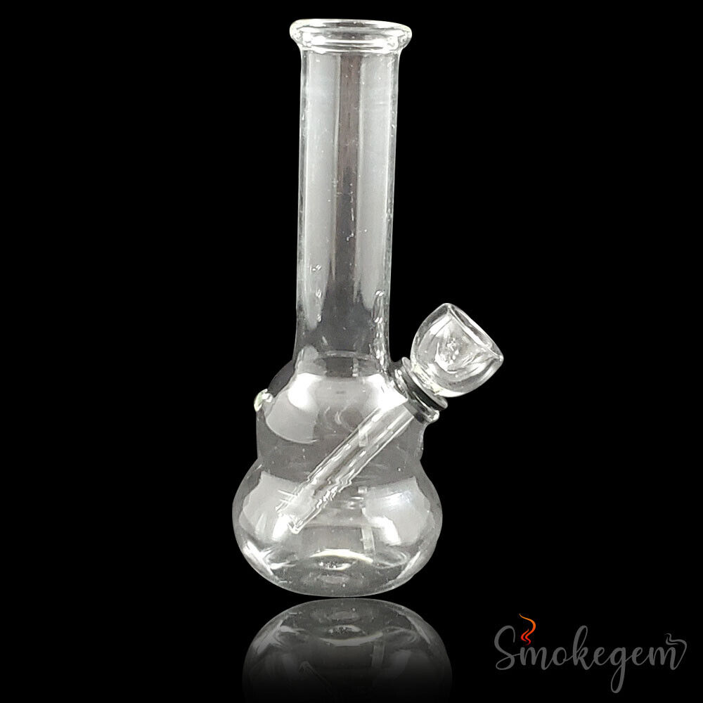 Hookah Water Pipe Bong Glass 6 Inch - CLEAR GLASS - Super Hot Item
