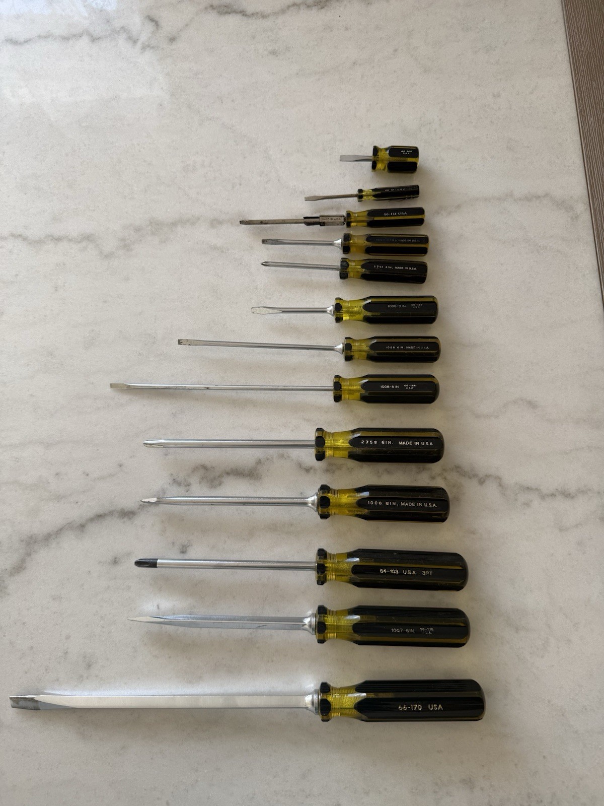 Vintage Stanley 100 Plus Screwdrivers/Lot of 13 Vintage Stanley 100 Plus Screwdrivers/Lot of 13