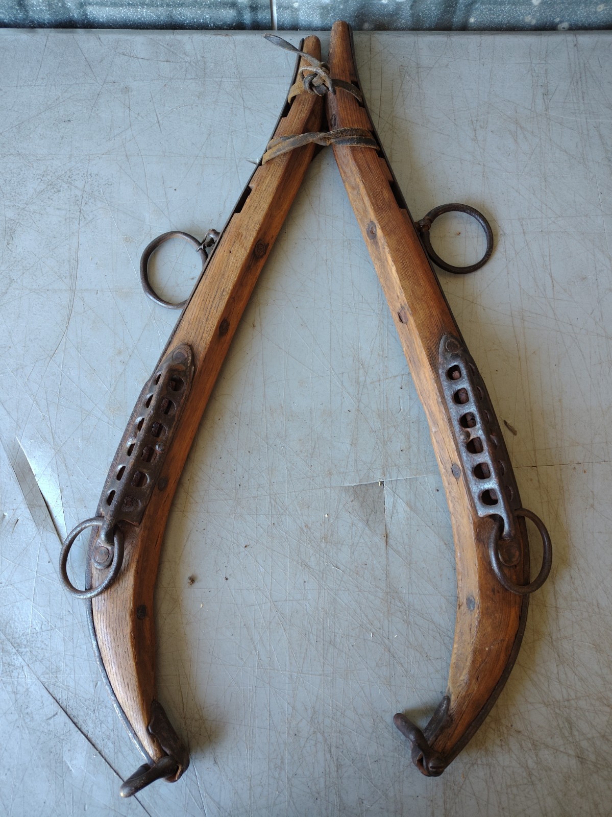 Antique Early 1900's U.S. Hame Co. Horse Hames Antique Early 1900's U.S. Hame Co. Horse Hames