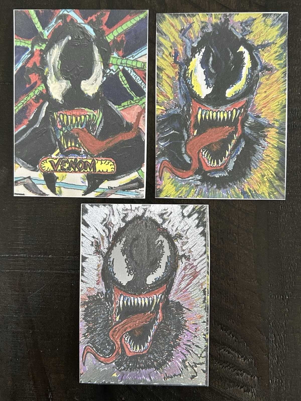 ACEO Sketch Print Card - Marvel Venom * Art ACEO Sketch Print Card - Marvel Venom * Art