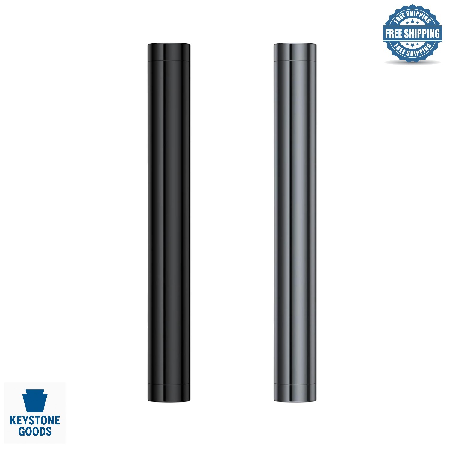 2-Pack Portable Waterproof Aluminum Tube Holders for Travel 2-Pack Portable Waterproof Aluminum Tube Holders for Travel