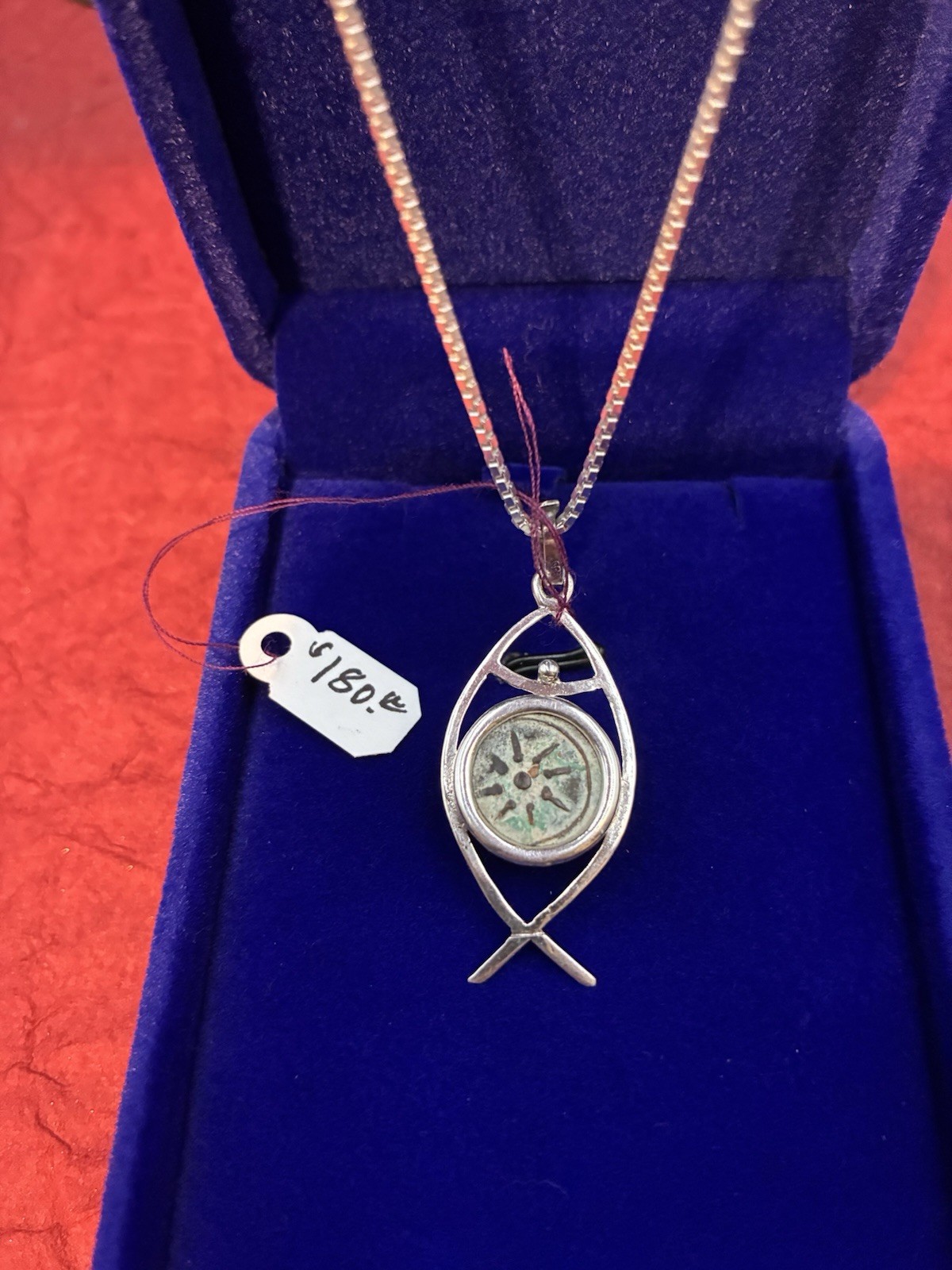 2,000 YR OLD WIDOWS MITE, COIN OF THE BIBLE, TIME Of CHRIST JESUS, with Chain 2,000 YR OLD WIDOWS MITE, COIN OF THE BIBLE, TIME Of CHRIST JESUS, with Chain