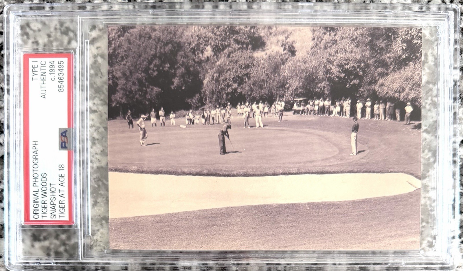 1994 Pre Rookie Tiger Woods "The 18-Year-Old Phenom” PSA Type 1 Original Photo 1994 Pre Rookie Tiger Woods "The 18-Year-Old Phenom” PSA Type 1 Original Photo