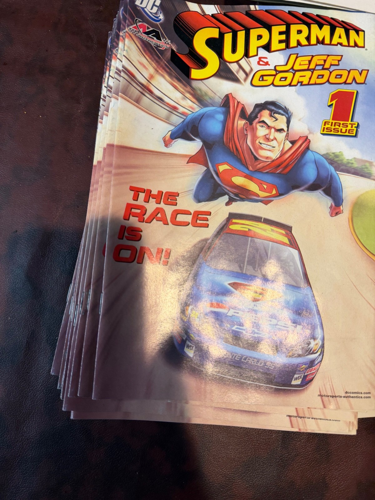 MINT Superman & Jeff Gordon #1 First Issue DC Comics NASCAR Racing 2006 - 20 yrs MINT Superman & Jeff Gordon #1 First Issue DC Comics NASCAR Racing 2006 - 20 yrs