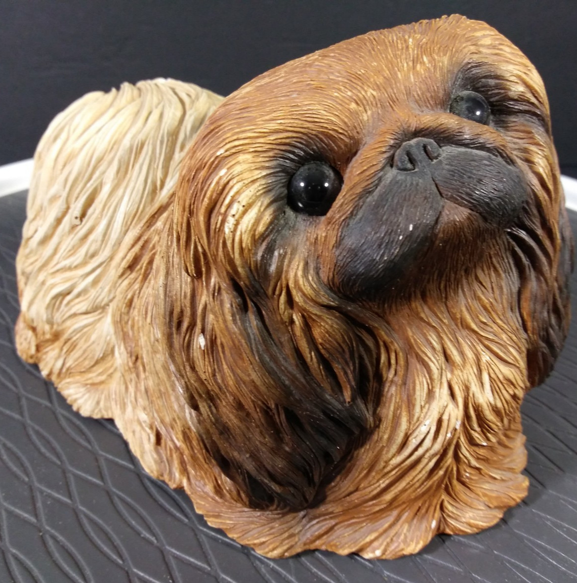 1984 SANDRA BRUE SANDICAST Pekingese Dog Sculpture Figurine USA 1984 SANDRA BRUE SANDICAST Pekingese Dog Sculpture Figurine USA