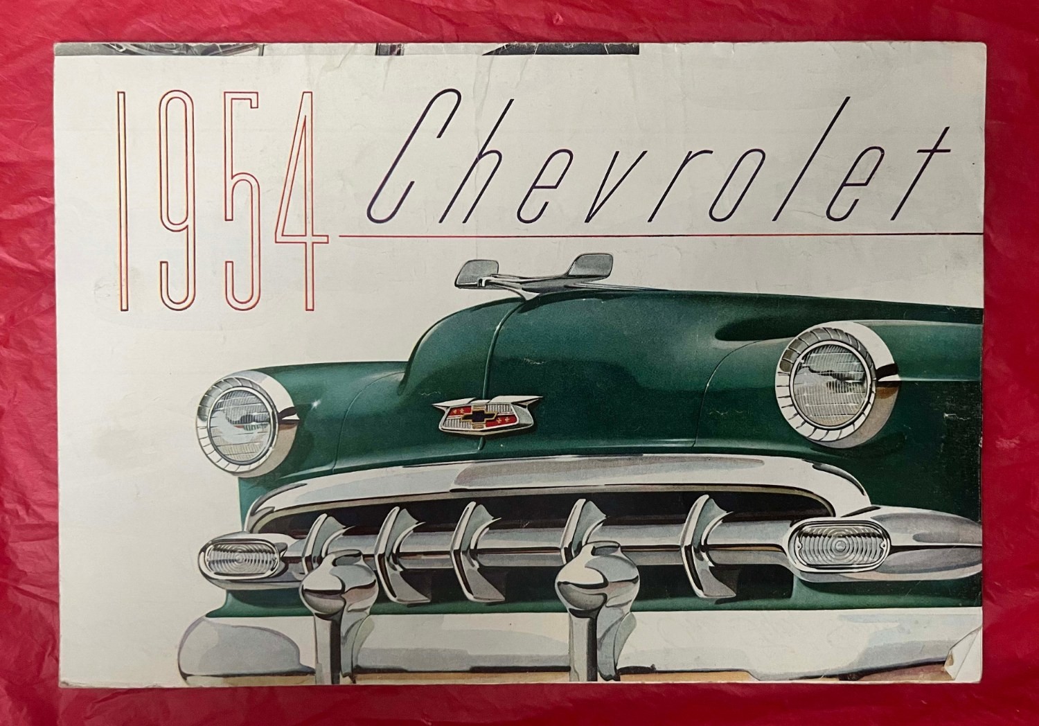 1954 Chevrolet "BEL AIR / TWO-TEN / ONE-FIFTY" - Original Car Sales Brochure 1954 Chevrolet "BEL AIR / TWO-TEN / ONE-FIFTY" - Original Car Sales Brochure