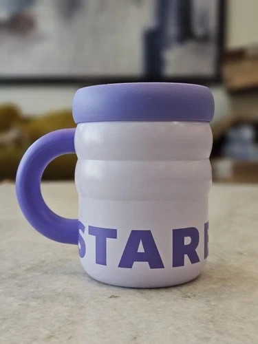 2026 Starbucks Limited Edition Rippled Lavender 12 oz Stainless Mug - NEW 2026 Starbucks Limited Edition Rippled Lavender 12 oz Stainless Mug - NEW