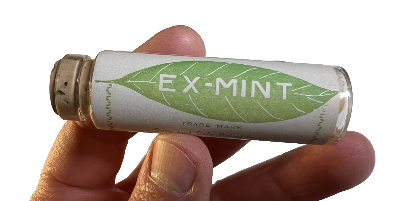 Antique EX-MINT Stomach Tablets Tube Bottle Vial Hampton New Hampshire NH Sealed Antique EX-MINT Stomach Tablets Tube Bottle Vial Hampton New Hampshire NH Sealed