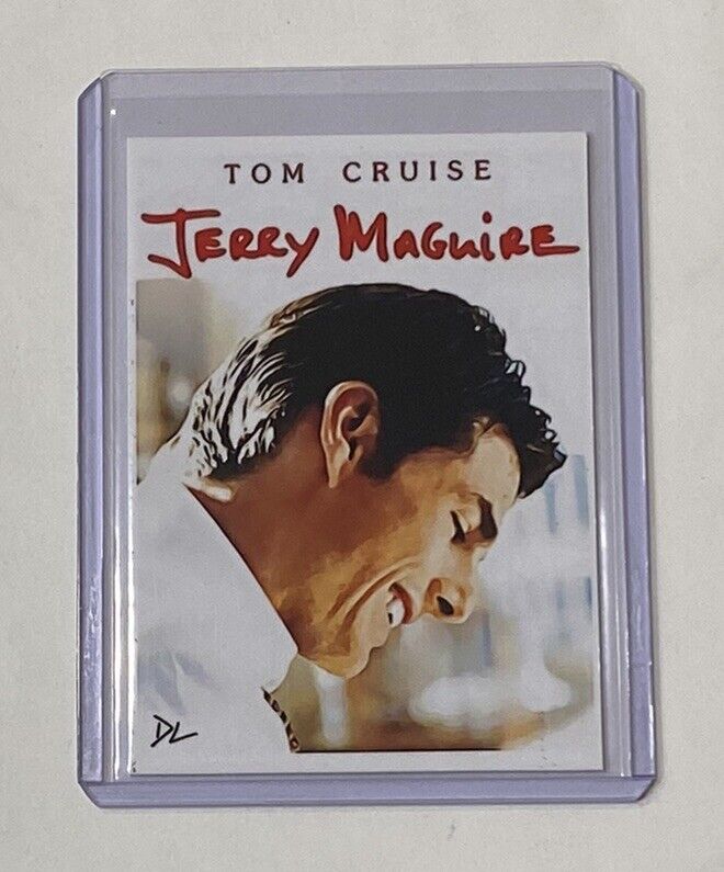 Jerry Maguire Limited Edition Artist Signed Tom Cruise Trading Card 1/10