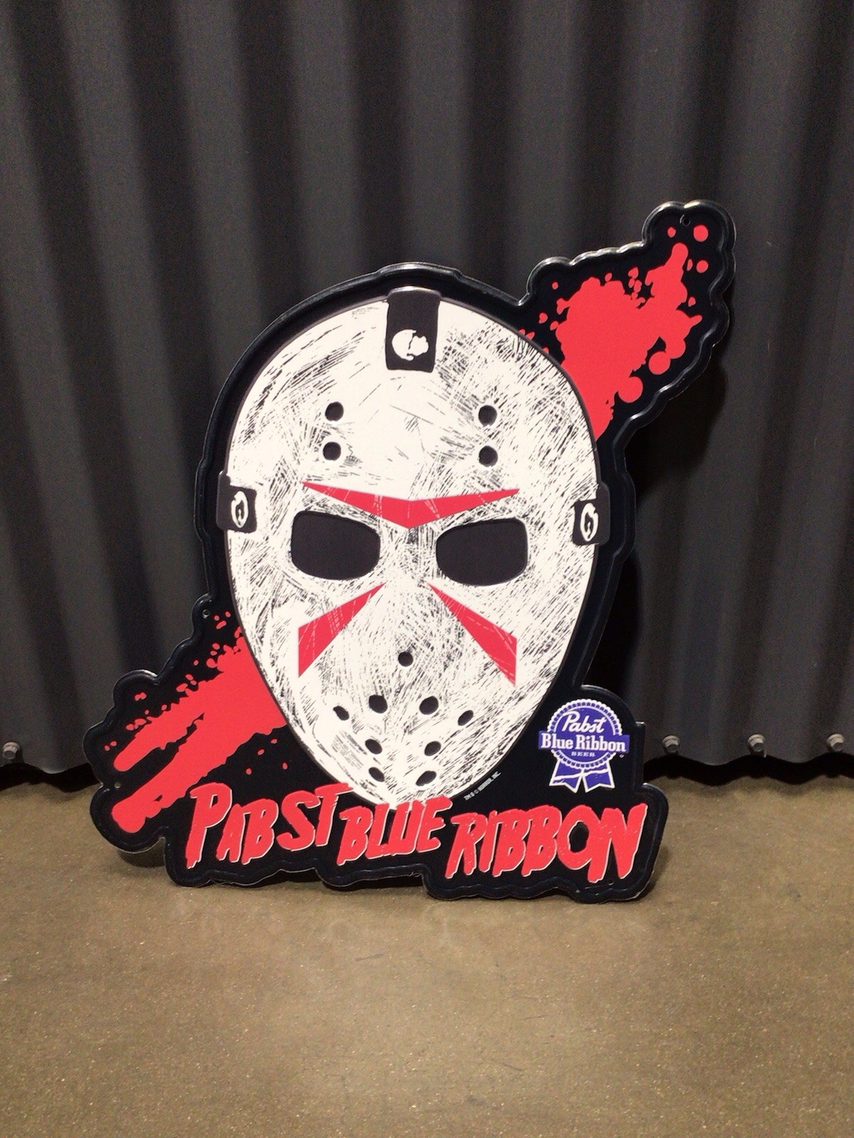 Jason Universe Pabst Blue Ribbon Tin Sign