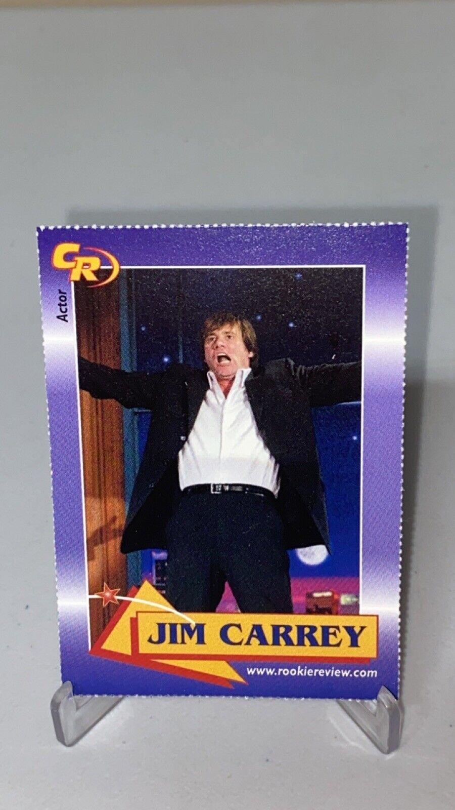 2003 Celebrity Review Rookie Review Jim Carrey Actor Comedian Card #7