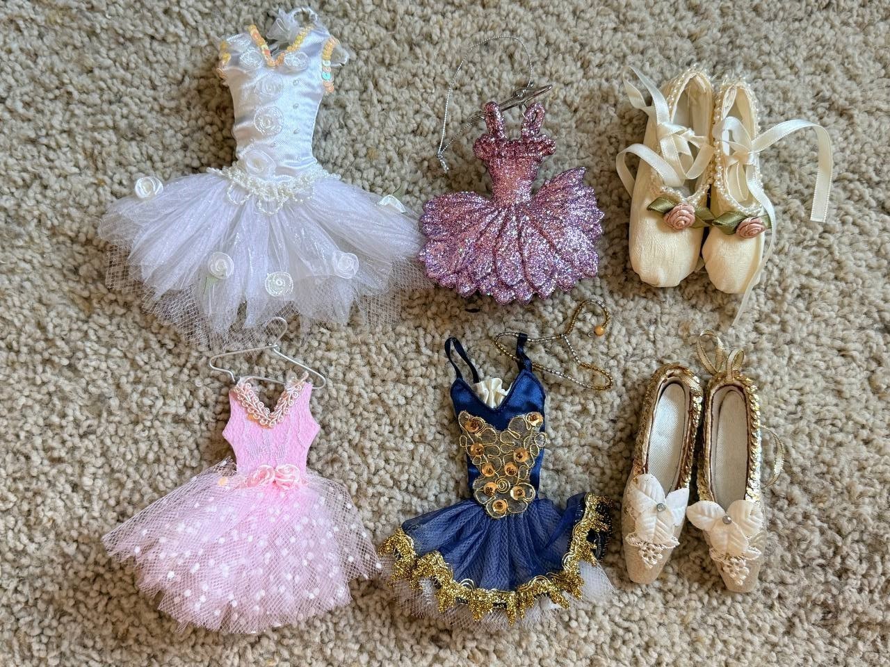 Vintage Ballet Christmas Ornaments Lot Ballet Tutu Dress Pointe Shoes Midwest In Vintage Ballet Christmas Ornaments Lot Ballet Tutu Dress Pointe Shoes Midwest In