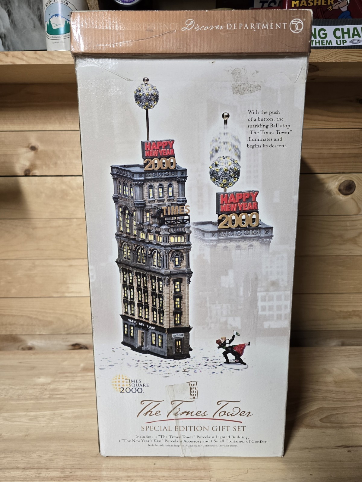 Dept 56 Times Square 2000 CHRISTMAS IN THE CITY THE TIMES TOWER NEW OTHER
