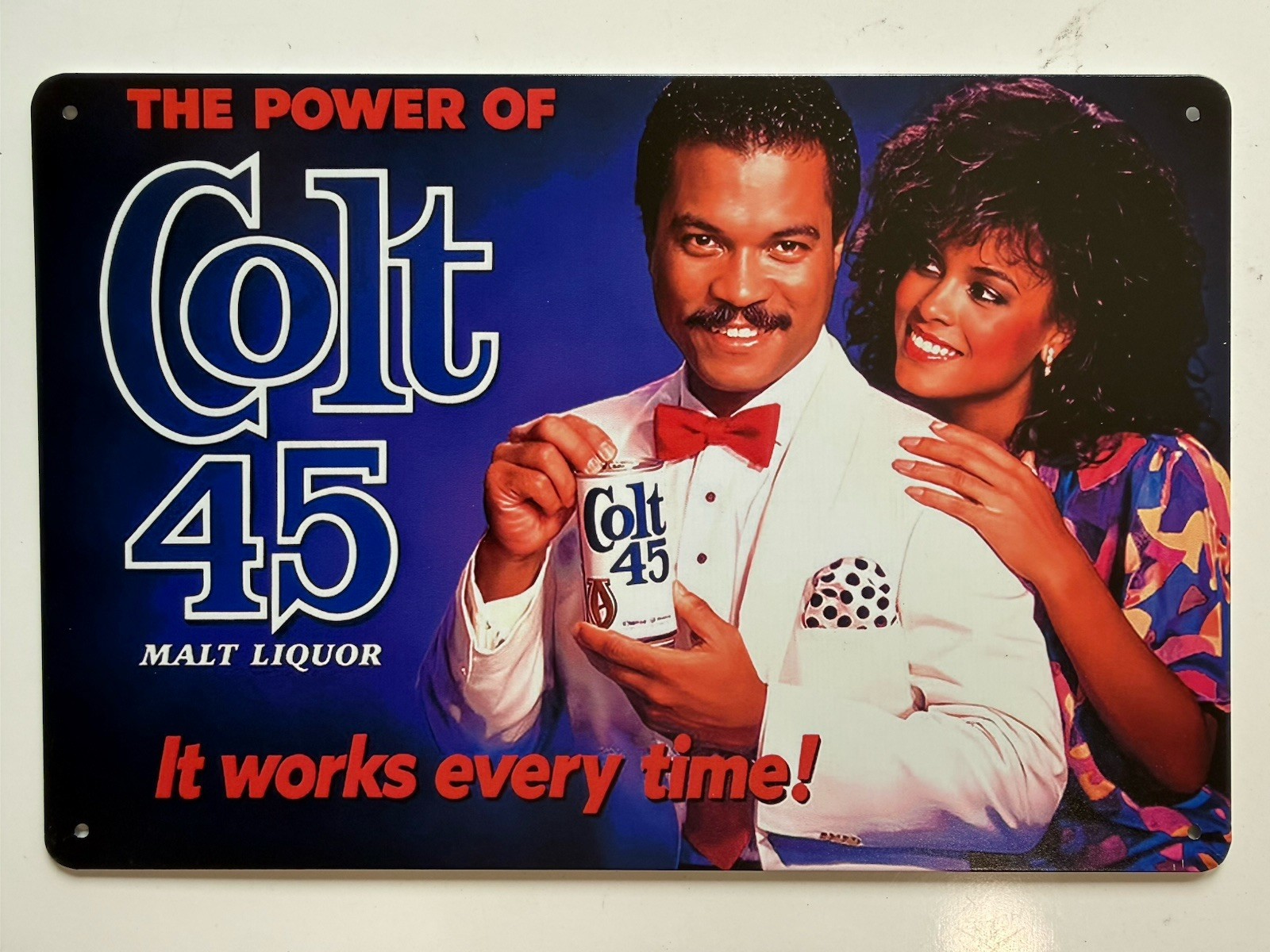 Colt 45 Billy Dee Williams Sign - Star Wars Malt Liquor - Lando Calrissian