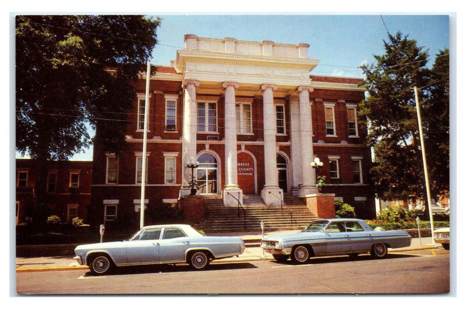 Postcard Forrest County Courthouse, Hattiesburg, Mississippi MS A36