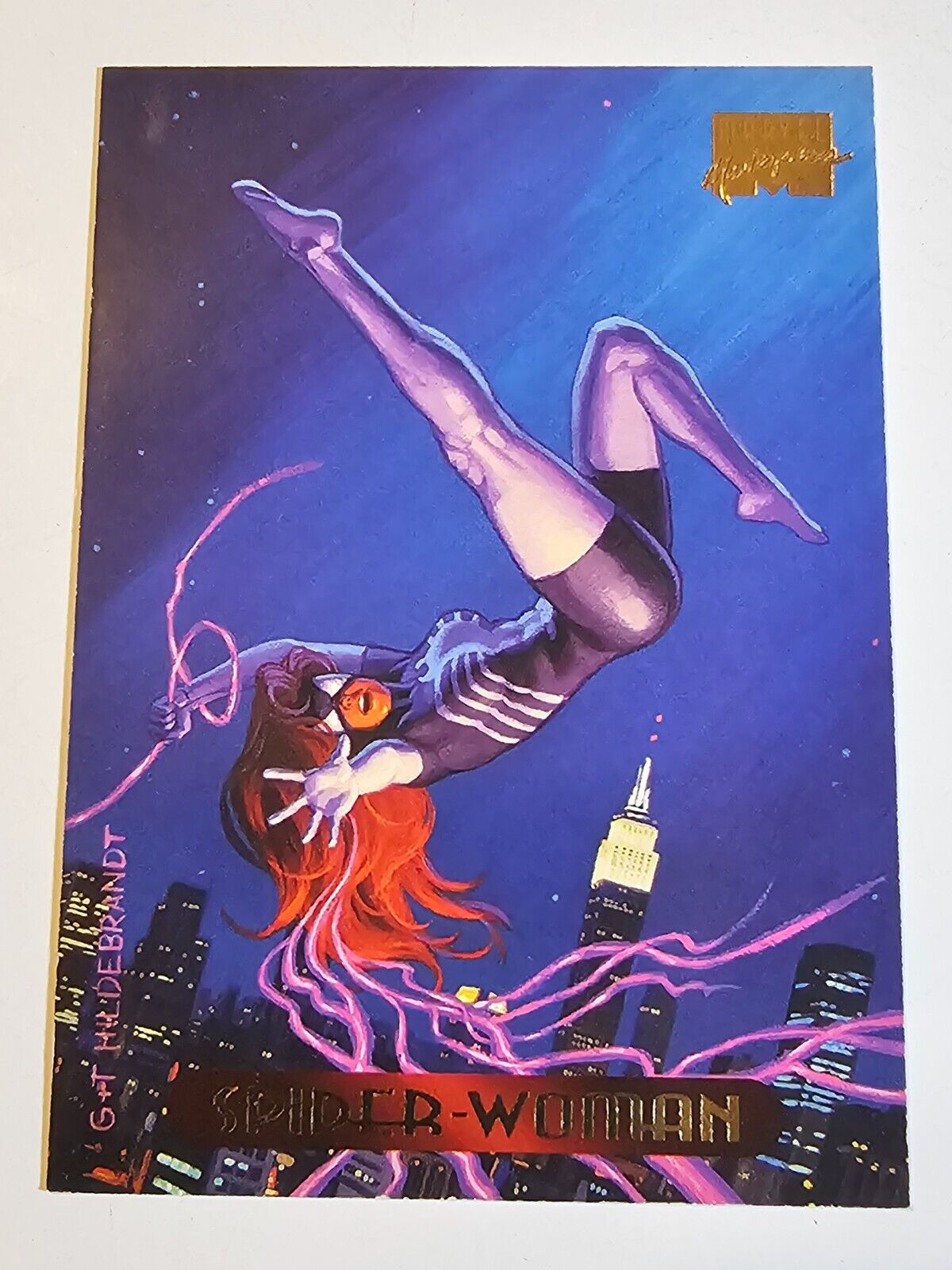 Spider-Woman 1994 Fleer Marvel Masterpieces #117