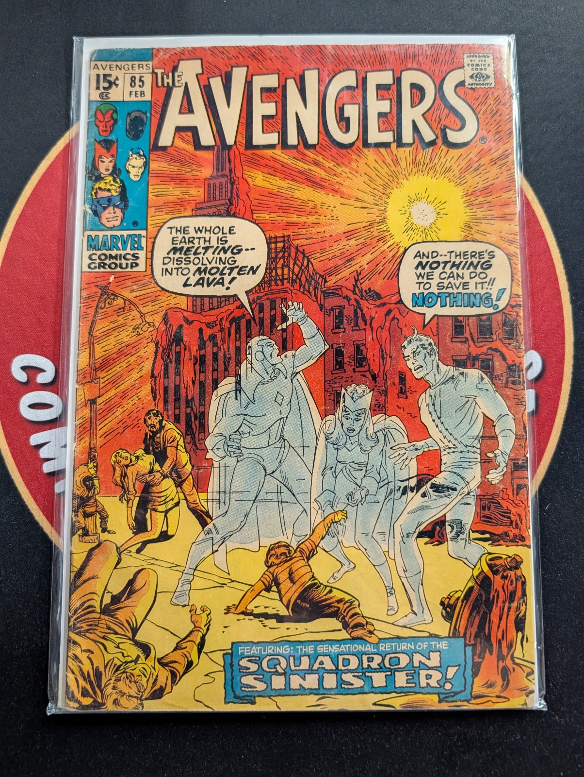 The Avengers 85 Marvel Comics February 1971 Issue Comic Book The Avengers 85 Marvel Comics February 1971 Issue Comic Book