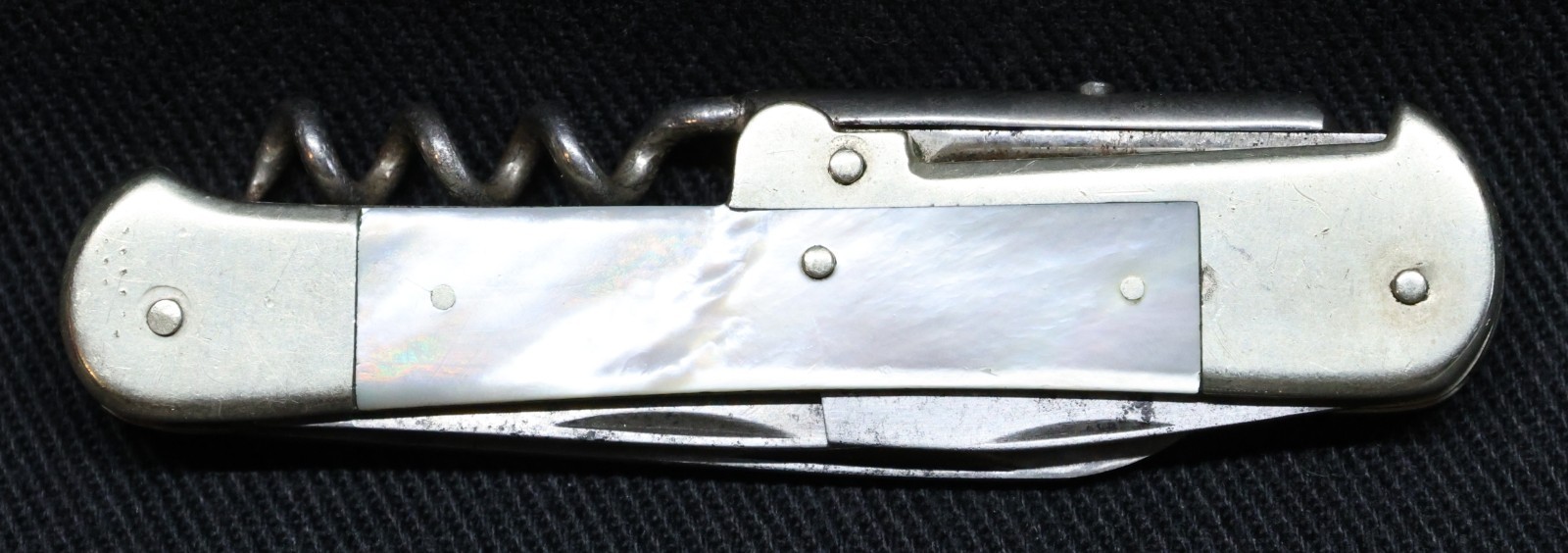 Vintage Emil Olsson #38 Mother of Pearl Swedish Multitool Scout Pocket Knife Vintage Emil Olsson #38 Mother of Pearl Swedish Multitool Scout Pocket Knife
