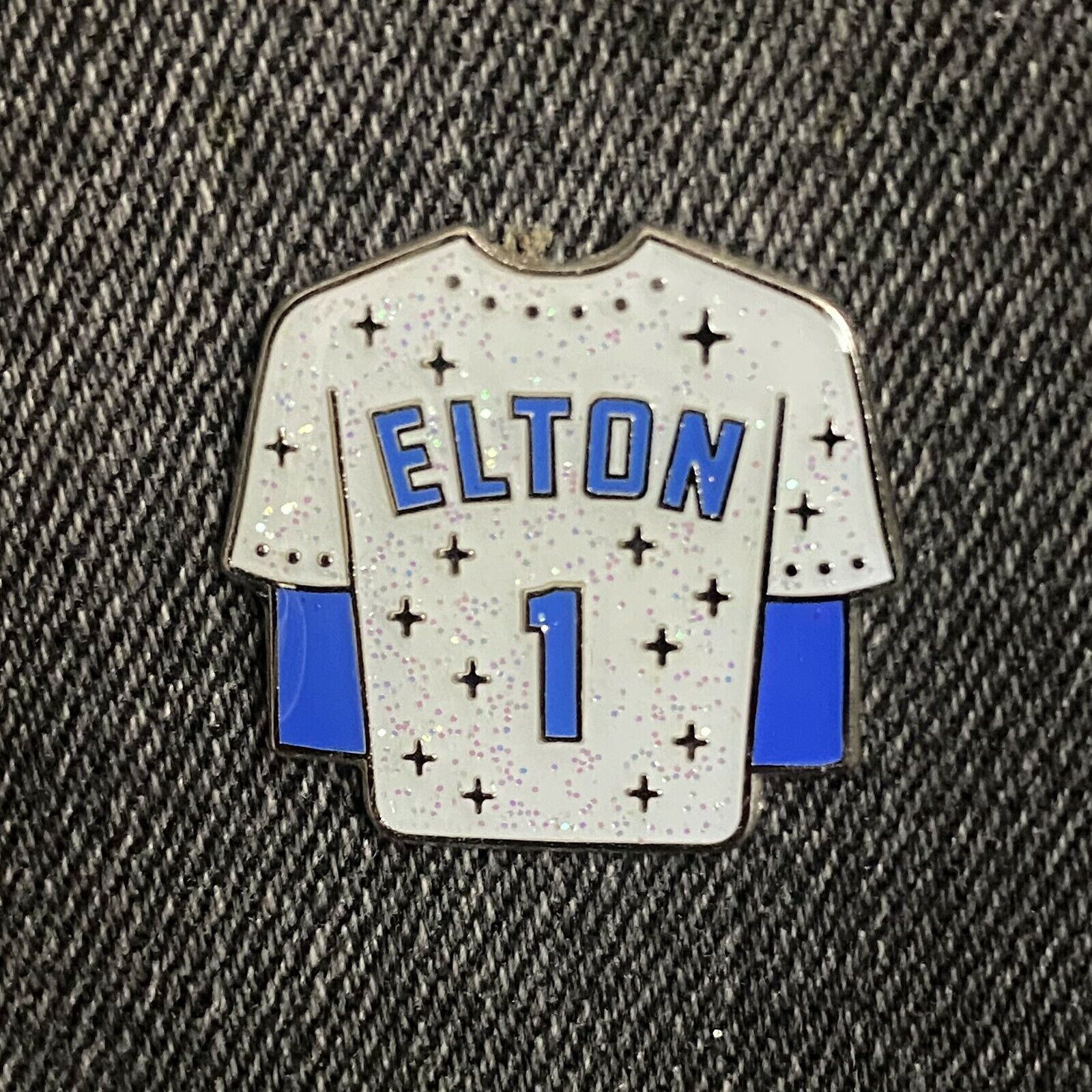 Elton John - Sparkle Baseball Jersey - Enamel Pin