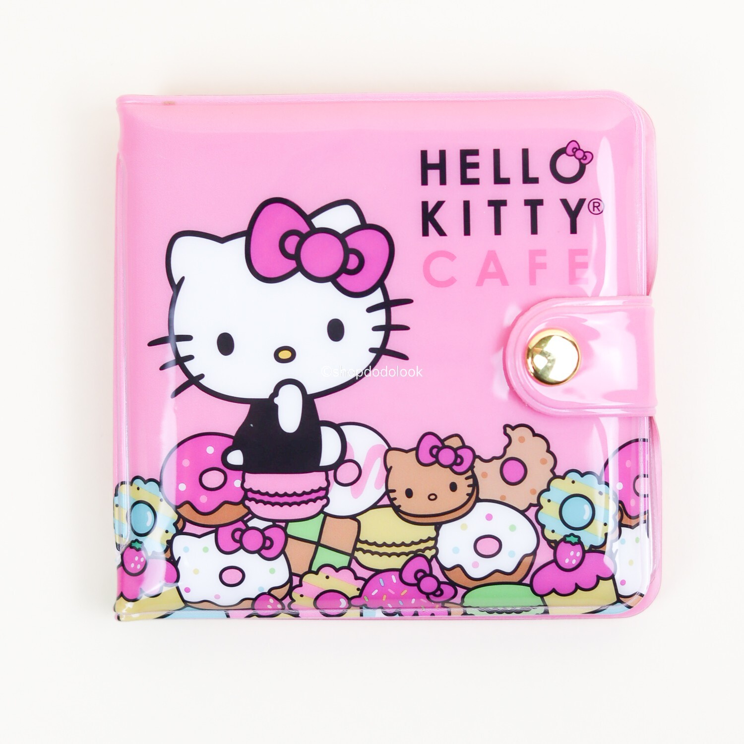 Hello Kitty Retro Pink  Las Vegas Limited Edition Vinyl Wallet Japan Sanrio New