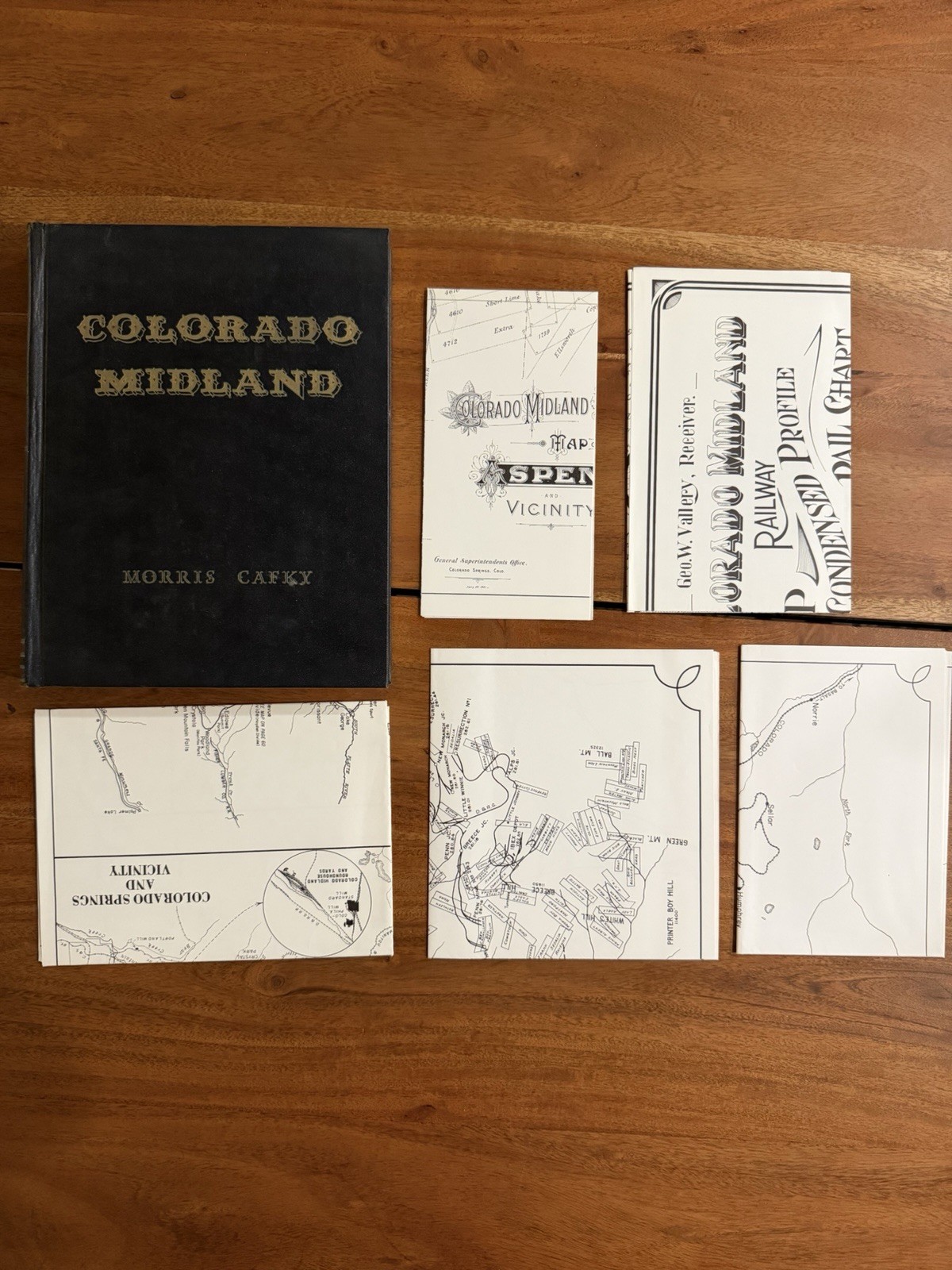 SIGNED Colorado Midland By Morris Cafky 1965 W/ Maps & No DJ Limited Ed SIGNED Colorado Midland By Morris Cafky 1965 W/ Maps & No DJ Limited Ed