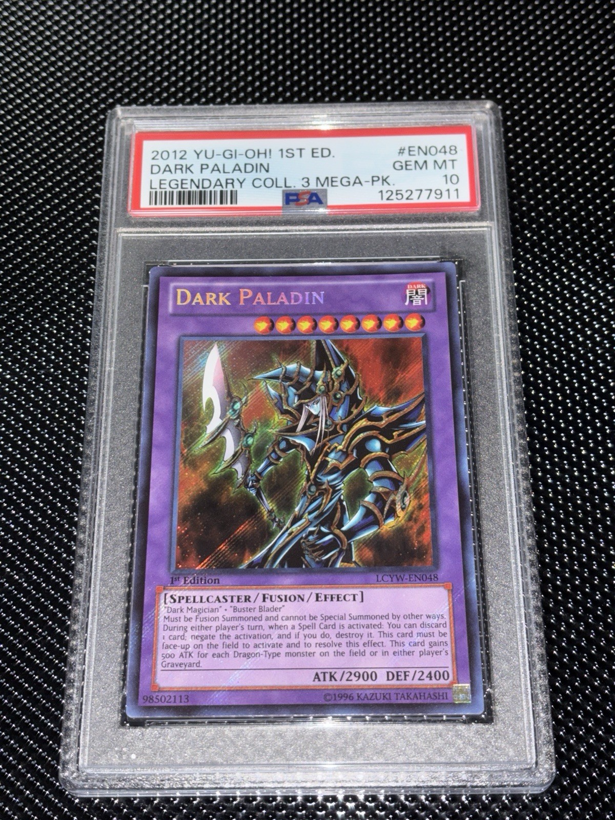 💎 PSA 10 GEM MINT - Dark Paladin - LCYW-EN048 1st Edition Secret Rare Yugioh 💎 PSA 10 GEM MINT - Dark Paladin - LCYW-EN048 1st Edition Secret Rare Yugioh